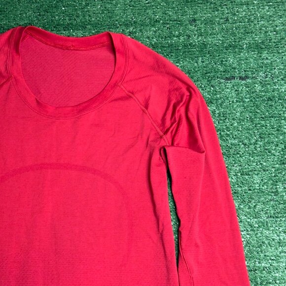 Lululemon Swiftly Tech Long Sleeve Thumbholes 2.0 Running Training Shirt Size 8 - Picture 3 of 12